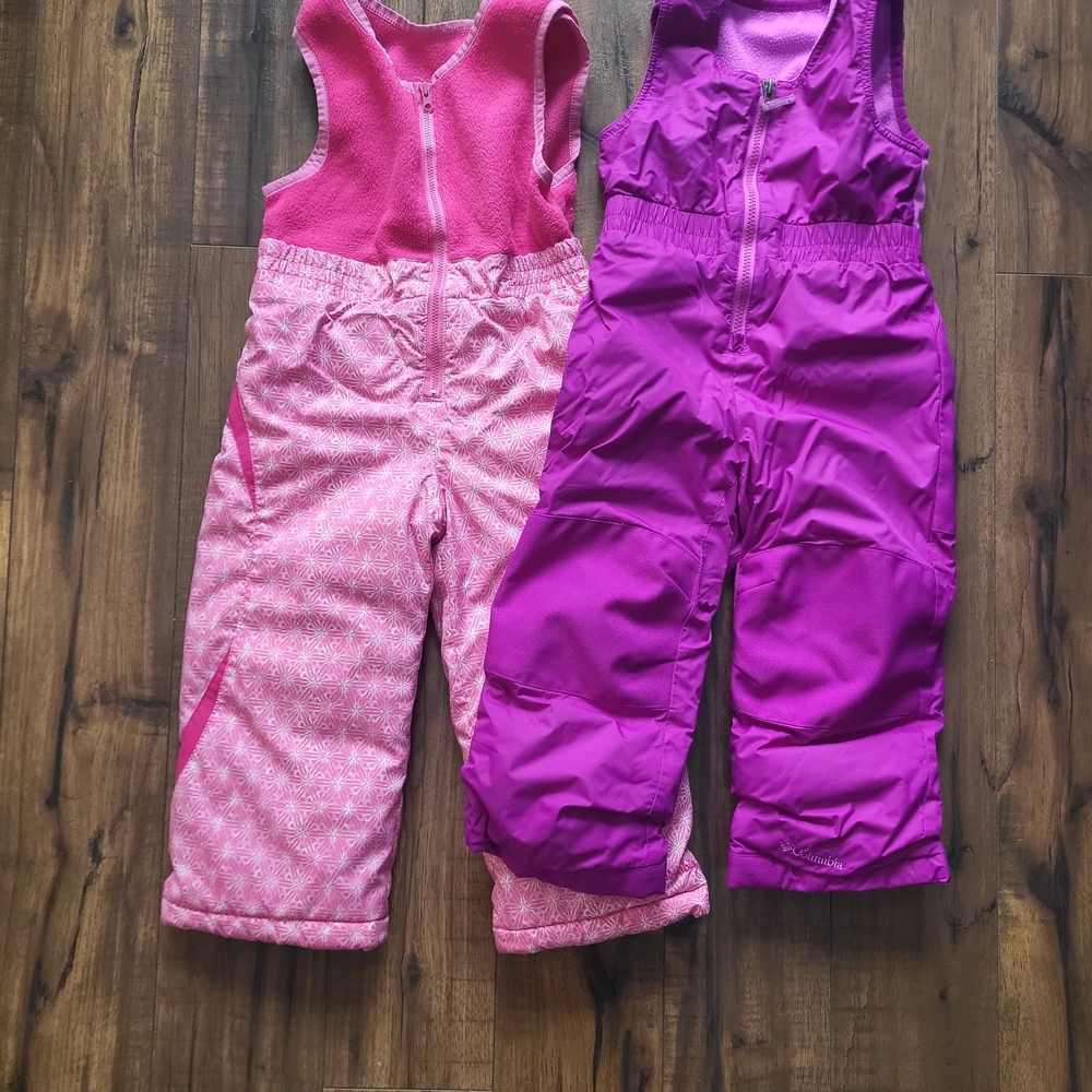 Columbia Pink and Purple Kids Overalls